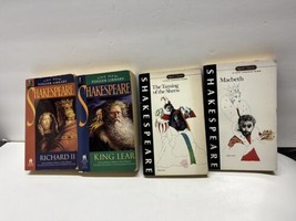 Shakespeare Lot of 4 Softcover - McBeth, Richard 2, King Lear, Taming Of... - £15.76 GBP