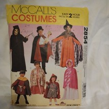 Vintage McCall&#39;s Costume Pattern 2854 Halloween SZ 2-12 Easy 2 Hour Year 2000 - £7.10 GBP