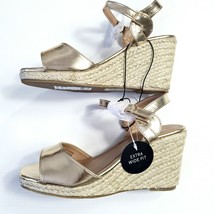 New Look - Brand New - Extra Wide Gold Wedge Sandals - UK 5 - £17.81 GBP