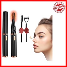 Heated Eyelash Curler 2-in-1 - USB Rechargeable, 3 Temp Modes for 24-Hou... - $31.03