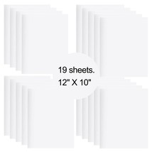19 Sheets White HTV Iron On Heat Transfer Vinyl for T-Shirts Cricut Silh... - $17.89