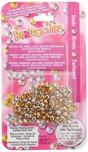 Be Dazzler Stud Refill 200/Pkg, Gold &amp; Silver - $7.91