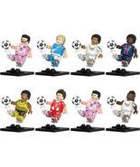8Pcs World Cup 2026 Football Supper Star Minifigures Dembélé Vinicius Mi... - €21,56 EUR