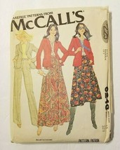 Vintage McCalls Carefree Charlie&#39;s Angels 70&#39;s Blazer Skirt Pants Pattern Sz 10 - £3.98 GBP