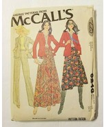 Vintage McCalls Carefree Charlie&#39;s Angels 70&#39;s Blazer Skirt Pants Patter... - £3.92 GBP
