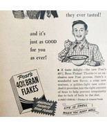 1947 Post Bran Flakes Breakfast Cereal Advertisement What A Surprise DWNN17 - €17,09 EUR