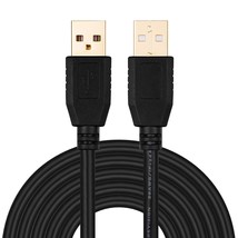 Usb A To A Male Cable 50Ft, Usb To Usb Cable Usb Male To Male Cable Double End U - £38.36 GBP