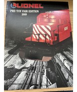 1989 LIONEL TRAIN PRE - TOY FAIR EDITION CATALOG. COLLECTOR LINE LOCOMOT... - $9.00