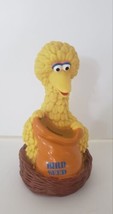 Vintage Big Bird Seed Money Coin Piggy Bank Sesame Street  Illco Toy 9&quot; - £10.14 GBP