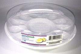 Sure Fresh EGG Carrier - Container And Lid Reusable Holds 12 Eggs, Portable-New - £6.16 GBP