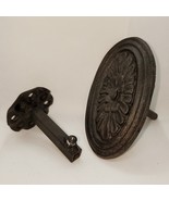 Item # 043M  Oval Floral Drapery Medallion - 5-1/2&quot; H x 3-1/4&quot; W - $38.22 CAD
