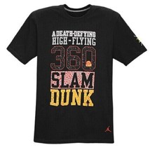 Jordan Mens Death Defying Dunk T-Shirt Size XX-Large Color Black - £33.68 GBP