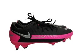 Nike Phantom GT Academy FG CK8460-006 Mens Size 5.5 Black Pink Soccer Cleats - £73.99 GBP