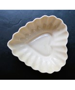 Vtg Belleek Black Mark Porcelain Piece Heart Tray 1926-1946 3rd Mark 4.25&quot; - $563.03 MXN