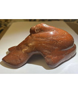 Red Jasper Stone Carved Dolphin 3.5”L x 1.75” W x 1.75” H - £6.72 GBP