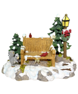 Department 56, Snow Village Accessory, Mill Creek Park Bench with Box Ch... - $458.72 MXN
