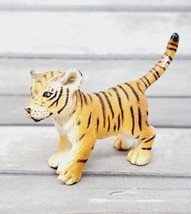 Schleich 14319 Tiger Cub Playing 2004 Animal Figure Retired Wild Life Mammal B - $3.30