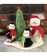 2006 Hallmark Jingle Pals Very Merry Trio Snowman Penguins Sing Dancing ... - $372.68 MXN