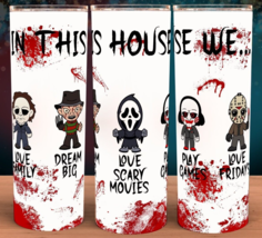 Little Horrors Michael Myers - Chucky - Ghostface - Freddy Cup Mug Tumbler 20oz - £15.94 GBP