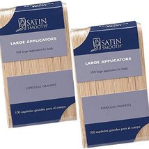Satin smooth large applicators 100 pc sticks pack of 2 211908 thumb200
