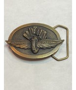 Vintage Indianapolis Motor Speedway Brass Belt Buckle - £36.07 GBP