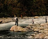 1908 Postcard - Fishing on Capilano River - Vancouver BC Canada - £11.18 GBP