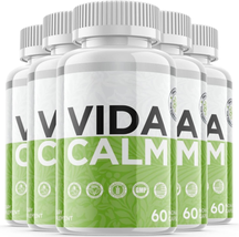 5 Pack - Vida Calm Pills - Vida Calm Support Formula Pills - 300 Capsules - £98.87 GBP