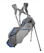 Sun Mountain Pebble Beach Golf Stand Bag Gray Multicolor Rain Hood 6-Poc... - $273.52 CAD