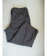 IZOD  pants golf X-tra Dry  cropped Size 8 black wide leg inseam 21&quot; out... - $15.63