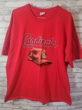 Vintage NWOT 2X Large Lee Sports MLB Cardinals Short Sleeve Shirt Red 2003 - €19,82 EUR