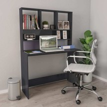  Desk High gloss grey Engineered wood 30.5 in tall Corner Desk - $2,729.79 MXN