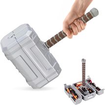 40 PCS Hammer Tool Box, Multifunctional Thor Hammer Tool Kit, DIY and Home Repai - £78.62 GBP