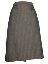 Michael Kors Women&#39;s Pencil Skirt Business Pinstripe Grey Professional Outfits 8 - £33.63 GBP