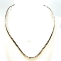 Vintage Sterling Gary G Sanchez Hispanic Handmade V Shape Cuff Choker Necklace - £114.74 GBP