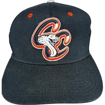 Texas Cooperstown Cobras Black Baseball Hat Zephyr Stretch Fit Size S - $266.92 MXN