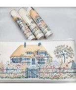 4 Country Cottage Garden House Fence Flowers Birdhouse Trellis Wallpaper... - £15.63 GBP