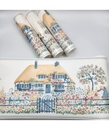 4 Country Cottage Garden House Fence Flowers Birdhouse Trellis Wallpaper... - $19.97