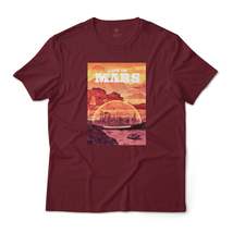 Life In Mars Sci-FI Retro Art Aesthetic Graphic Tee - £19.97 GBP