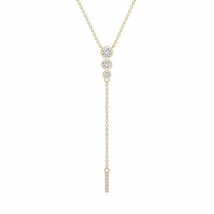 Authenticity Guarantee 
Angara Natural 3.4mm Diamond Fashion Pendant Necklace... - £545.93 GBP