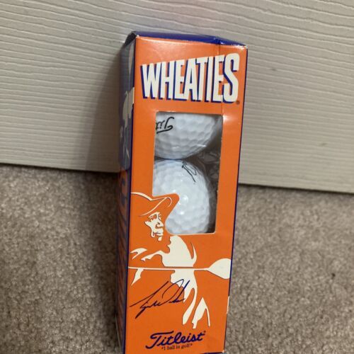 *NEW* in box Wheaties 1996 Tiger Woods Titleist Golf Balls 3 Pack Promotional - $15.59