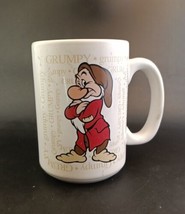 Disney Jumbo Mug with Grumpy Dwarf from Sleeping Beauty, Definition of G... - £4.74 GBP