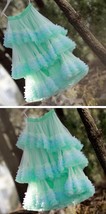 Adult MINT GREEN Layered Tulle Skirt Party Tulle Tutu Skirts Puffy Tutu Outfits image 6