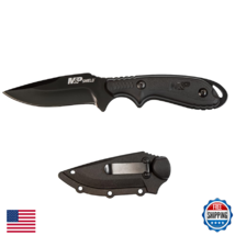 Smith &amp; Wesson M&amp;P Shield 7.5" S.S. Full Tang Fixed Blade Knife 3" Clip ... - $40.85