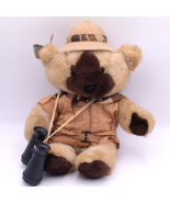 Matel Emotions Brown Teddy Bear Safari Ranger Vest Binoculars Camo Vinta... - £23.34 GBP