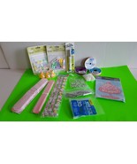 Lot of Baby Shower Christening Supplies Pink Foil Balloon, Diaper Pin, D... - $285.40 MXN