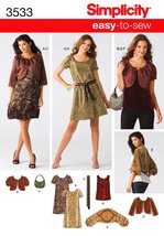 Simplicity Sewing Pattern 3533 Misses Dresses, H5 (6-8-10-12-14) - $70.99 MXN