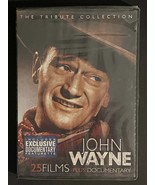 JOHN WAYNE - THE TRIBUTE COLLECTION - 25 FILMS PLUS DOCUMENTARY (DVD) (NEW) - $370.19 MXN