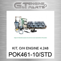 POK461-10/STD KIT, O/H ENGINE 4.248 Maxiforce (NEW AFTERMARKET) - $565.94