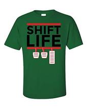 Kellyww Manual Transmission Stick Shift Life Funny - Unisex T-Shirt Irish Green - £23.72 GBP