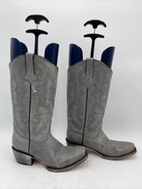 Tanner Mark Women&#39;s Miranda Western Boots Grey Size 8.5 - $163.34